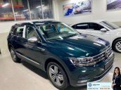 Xe Tiguan Luxury xanh rêu - khuyến mãi giá tốt - SUV 7 chỗ nhập khẩu