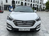 Cần bán lại xe Hyundai Santa Fe sản xuất 2014, màu trắng 