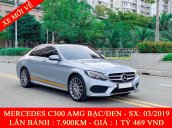 Quốc Duy Auto - Bán Mercedes C300 AMG bạc/đen 2019 - trả trước 550 triệu nhận xe