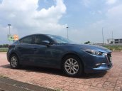 Chính chủ bán Mazda 3 sedan 1.5L, màu xanh, nội thất đen, xe sản xuất 10/2018, bảo hành bảo dưỡng toàn bộ tại hãng