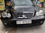 Cần bán Mercedes C200 năm 2003, màu đen, xe nhập  