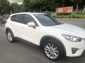 Bán xe Mazda CX 5 2.0AT đời 2015, màu trắng, máy êm ru