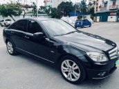 Cần bán Mercedes C200 đời 2010, màu đen, giá tốt