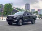 Cần bán lại xe Ford Ranger Wildtrak 3.2L 4x4 AT sản xuất 2017, màu đen 