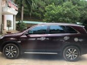 Bán xe Kia Sorento sản xuất 2018, màu đỏ xe gia đình, giá chỉ 796 triệu