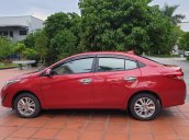 Toyota Vios sản xuất năm 2019, còn mới zin, xe màu đỏ cực đẹp, giá siêu mềm