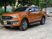 Bán Ford Ranger Wildtrak 3.2L 4x4 AT sản xuất 2015, màu vàng đồng, nhập khẩu