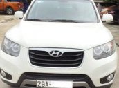 Gia đình cần bán xe Hyundai Santafe trắng, đời 2011, đẹp không tì vết