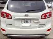 Gia đình cần bán xe Hyundai Santafe trắng, đời 2011, đẹp không tì vết