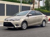 Bán Toyota Vios sản xuất 2017, màu vàng cát, máy chất