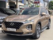 Bán Hyundai Santa Fe năm 2020, màu nâu, máy dầu cao cấp