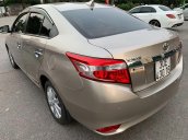 Cần bán lại xe Toyota Vios 1.5G sản xuất 2017, màu vàng cát còn mới