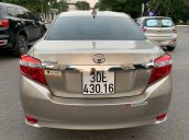 Cần bán lại xe Toyota Vios 1.5G sản xuất 2017, màu vàng cát còn mới