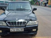 Bán xe Ssangyong Musso năm 2001, màu đen số sàn, giá tốt