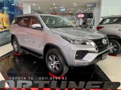 Fortuner 2021 máy dầu, số tự động, xe đủ màu giao ngay, có hỗ trợ trả góp, chuẩn bị 216tr + chi phí đăng ký là lấy xe