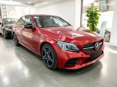 Bán Mercedes C300 AMG 2020 màu đỏ siêu lướt, giá cực tốt