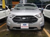 Bán Ford EcoSport sản xuất 2019, màu bạc, xe lướt, bảo hành chính hãng