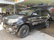 Bán Toyota Fortuner 2.7V sản xuất 2015, màu đen, số tự động, giá 750tr