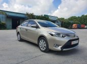 Bán xe Toyota Vios E sx 2016 màu vàng cát