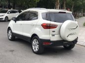 Bán gấp chiếc xe Ford Ecosport màu trắng đời 2016, xe một đời chủ, ưu đãi giá mềm