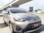 Bán ô tô Toyota Vios 1.5G sản xuất 2017, màu ghi vàng