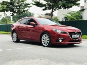 Bán Mazda 3 2.0 đời 2015, 1 chủ biển HN, màu đỏ xe đẹp xuất sắc