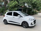 Cần bán Hyundai Grand i10 bản 4 phanh đĩa 1.2 AT đời 2018, màu trắng