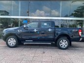 Bán xe Ford Ranger Limited New 2021, màu xanh Crystal Blue, xe nhập