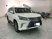 Bán Lexus LX 570 trắng nội thất da bò xe sản xuất 2016 đăng ký cá nhân siêu đẹp