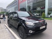 Bán Toyota Fortuner đời 2015, màu đen, giá tốt