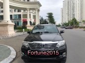 Bán Toyota Fortuner đời 2015, màu đen, giá tốt