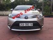 Bán Toyota Vios số sàn 2017, màu vàng cát