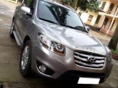 Bán Hyundai Santa Fe đời 2010, màu xám, bản full máy dầu