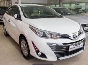 Cần bán lại xe Toyota Vios sản xuất 2018, màu trắng còn mới