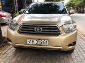 Bán Toyota Highlander năm sản xuất 2008, màu vàng, xe nhập còn mới