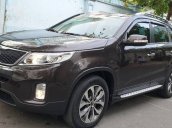 Bán Kia Sorento DATH sản xuất 2017, màu nâu, máy dầu, giá chỉ 739 triệu