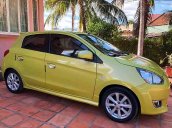 Bán Mitsubishi Mirage sản xuất năm 2014, màu vàng, nhập khẩu 