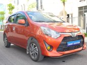 Bán nhanh Toyota Wigo đời 2018, màu cam, máy xăng