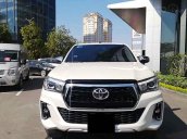 Bán Toyota Hilux sản xuất 2019, màu trắng, nhập khẩu, số tự động