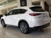 Hỗ trợ mua xe giá thấp chiếc Mazda CX8 màu trắng đời 2020, tặng phụ kiện chính hãng