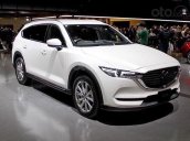 Hỗ trợ mua xe giá thấp chiếc Mazda CX8 màu trắng đời 2020, tặng phụ kiện chính hãng