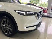 Hỗ trợ mua xe giá thấp chiếc Mazda CX8 màu trắng đời 2020, tặng phụ kiện chính hãng