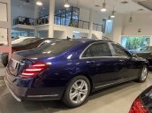 Bán xe Mercedes S450L màu xanh, nội thất nâu, đăng ký 2020, chạy 999 km, mới 99%, giá cực hợp lý