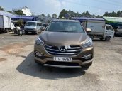 Cần bán xe Hyundai Santa Fe đời 2017, màu nâu giá cạnh tranh