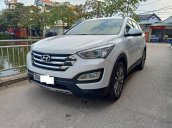 Cần bán gấp Hyundai Santa Fe 2015, màu trắng số tự động