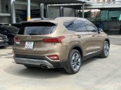 Bán xe Hyundai Santa Fe đời 2020, màu nâu