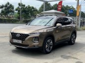 Bán xe Hyundai Santa Fe đời 2020, màu nâu