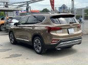 Bán xe Hyundai Santa Fe đời 2020, màu nâu