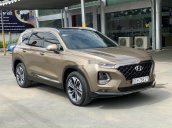 Bán xe Hyundai Santa Fe đời 2020, màu nâu