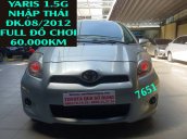 Cần bán xe Toyota Yaris năm 2012, màu bạc, nhập khẩu còn mới